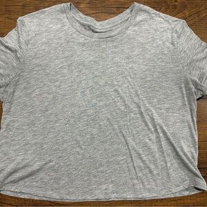 Alo Gray Crop Top Small
